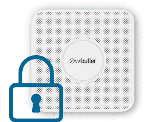 wibutler-Gerät zur smarten Sicherheit mit Steinkühler in Leverkusen.