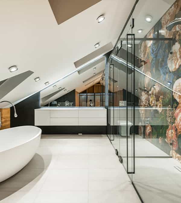 Modernes Badezimmer und Sanitär von Steinkühler in Leverkusen.